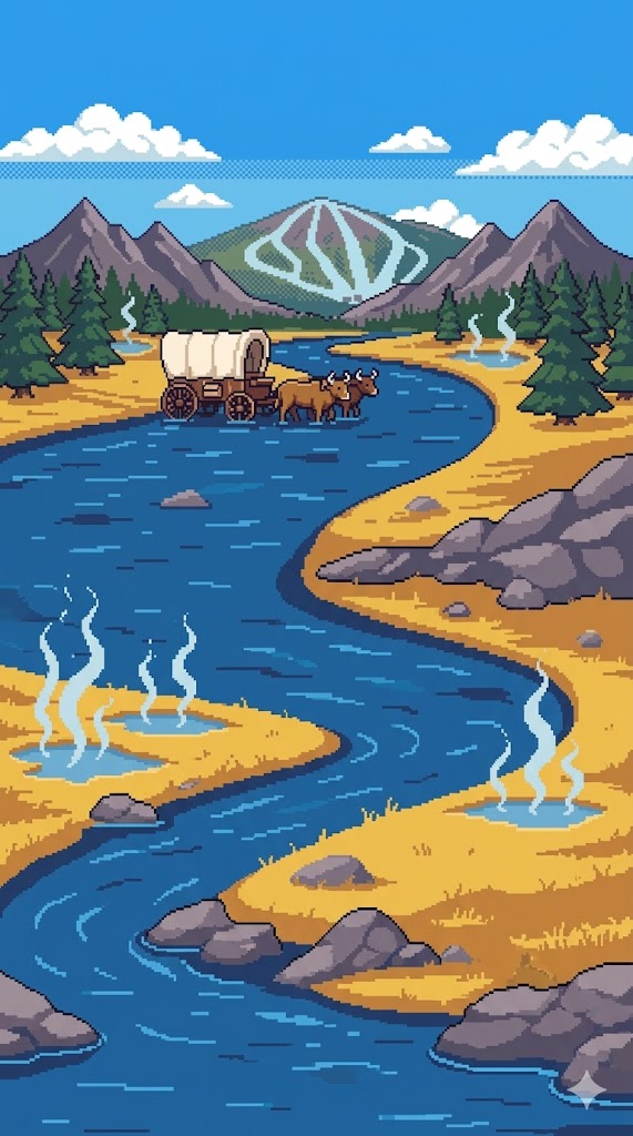 Yampa River — Oregon Trail crossing